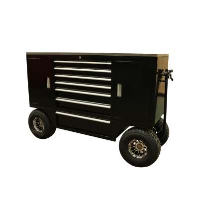 72'' metal rolling around tool box with 7 drawers for sale