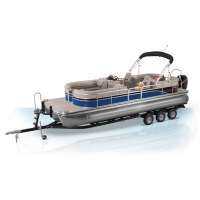 Aluminum Pontoon Boat Luxury Fishing And Compact Models For Sale