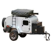 ECOCAMPOR Off Road Best Modern little Lightweight Teardrop Camper Trailer for 4 guys for sale