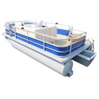 Factory Supply Full Welded Pontoon Aluminum Pontoon Boat for Sale