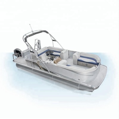 DIY Family Aluminium Fishing Pontoon Boat For Sale