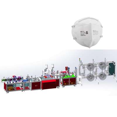 N95 semi automatic mask making machine for sale